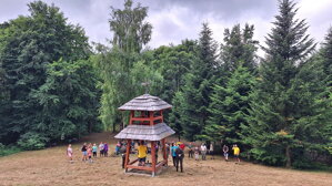 Pochod k zvonici na bojisku prvej svetovej vojny