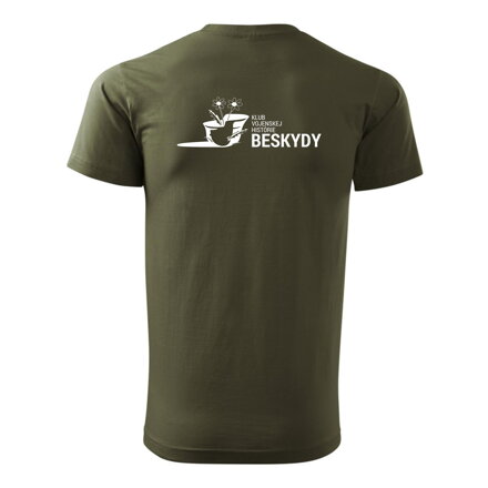 Tričko s logom Klubu vojenskej histórie Beskydy (military)
